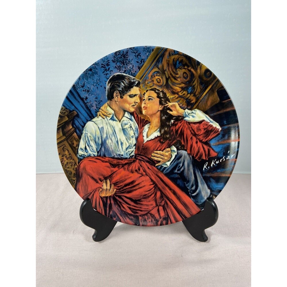 Scarlett And Rhett The Finale Collector Plate E. Knowles Gone With The Wind